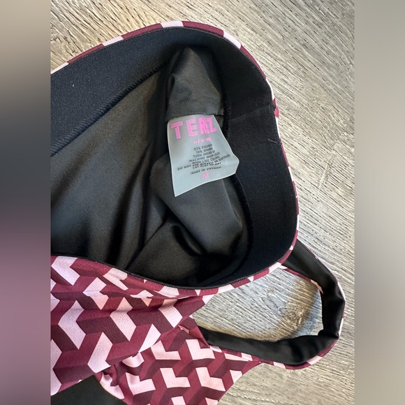 TEREZ Pink Checkered Bra NWOT - Picture 3 of 3